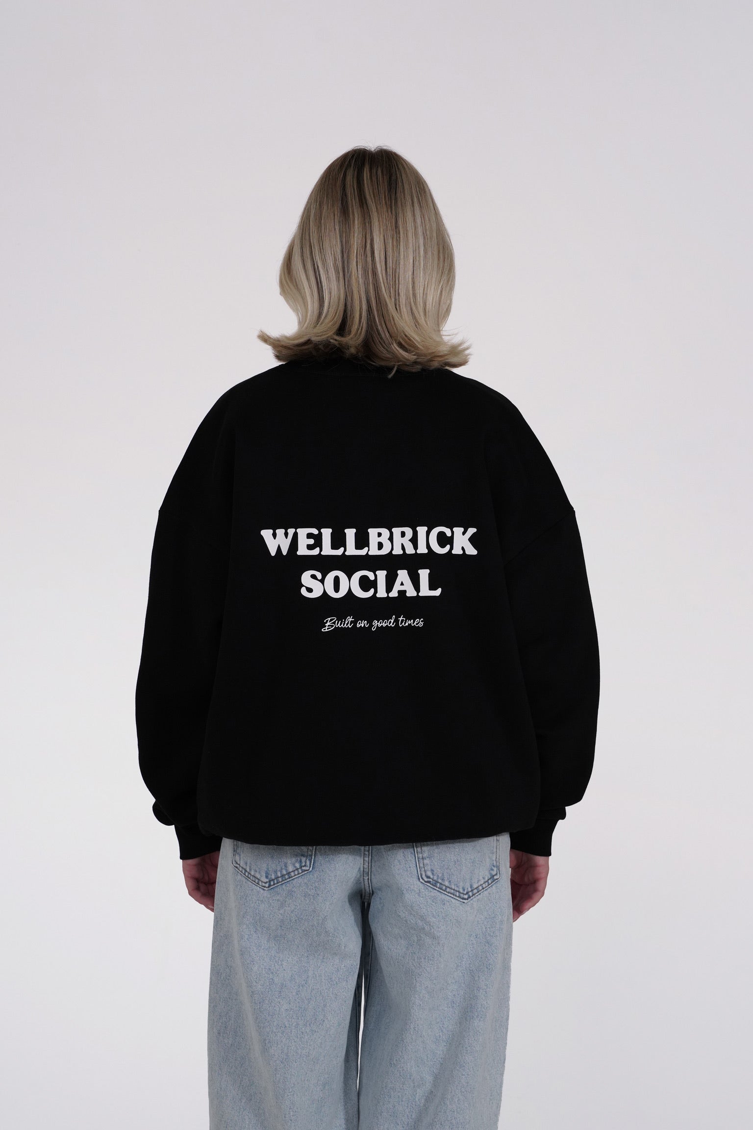Jet Black Crewneck