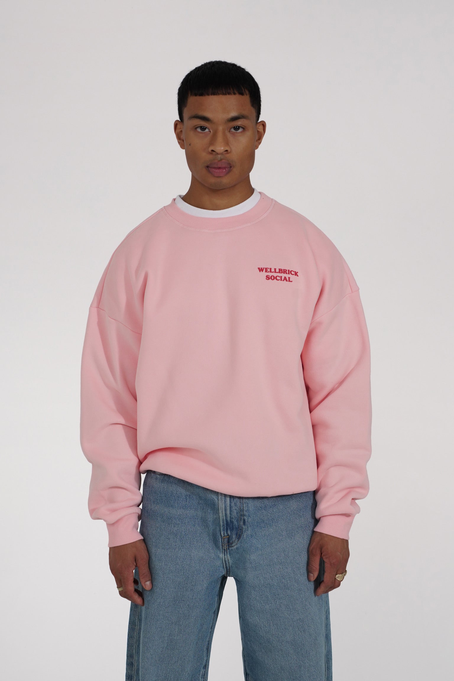 Strawberry Pink Crewneck