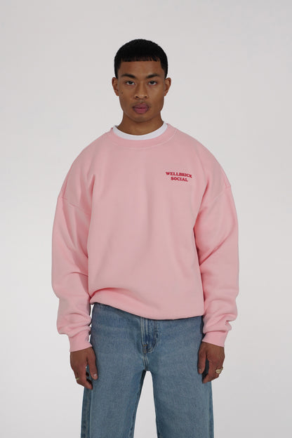 Strawberry Pink Crewneck