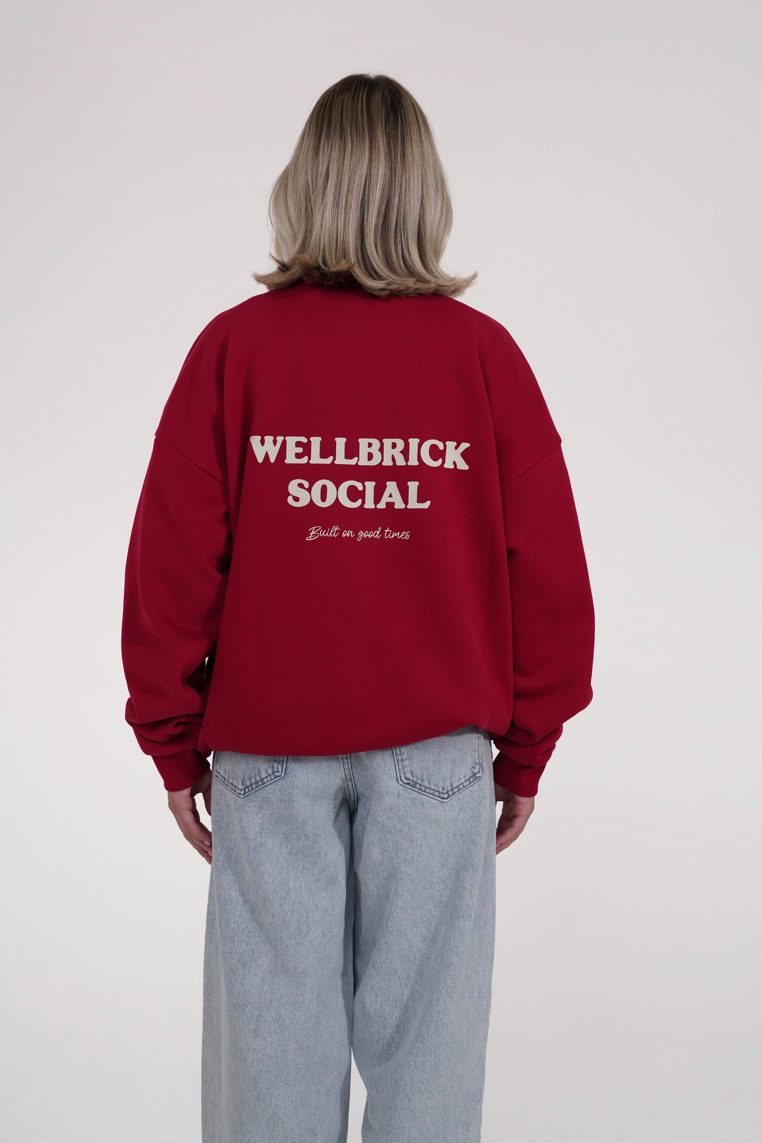 Cherry Red Crewneck
