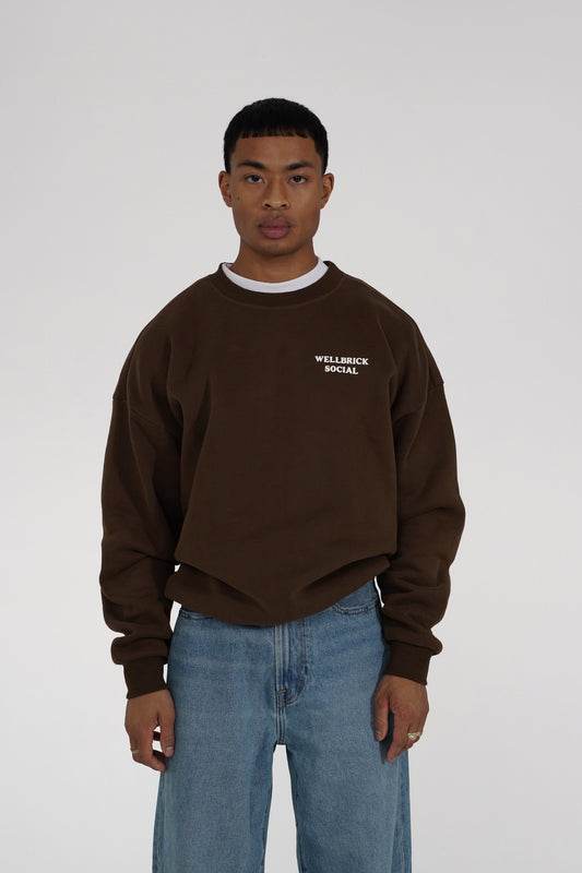 Chocolate Brown Crewneck