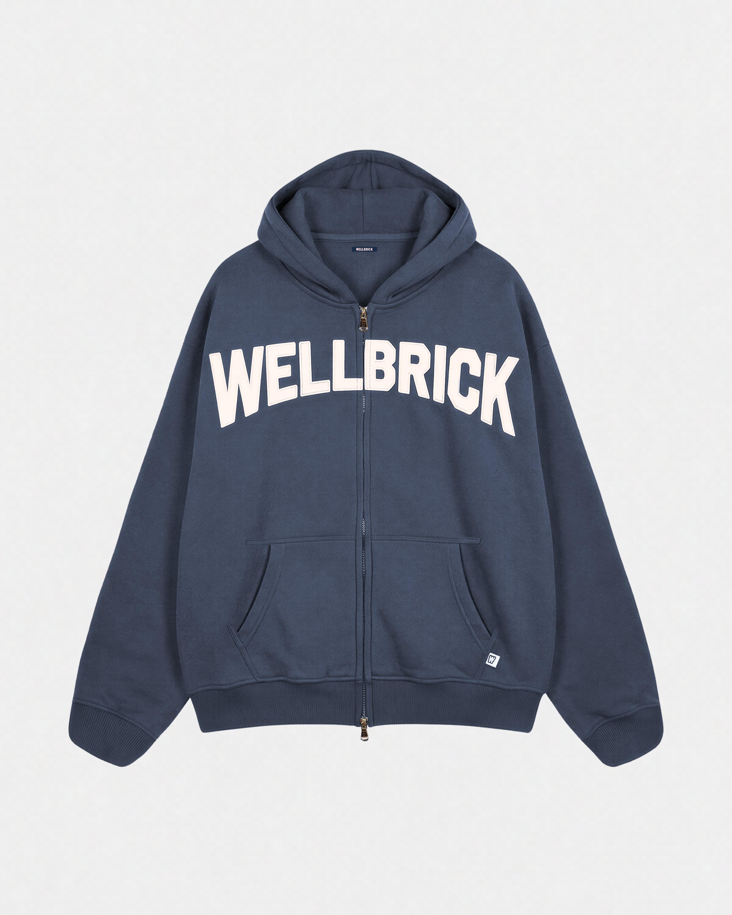Yearbook Navy Zip Hoodie