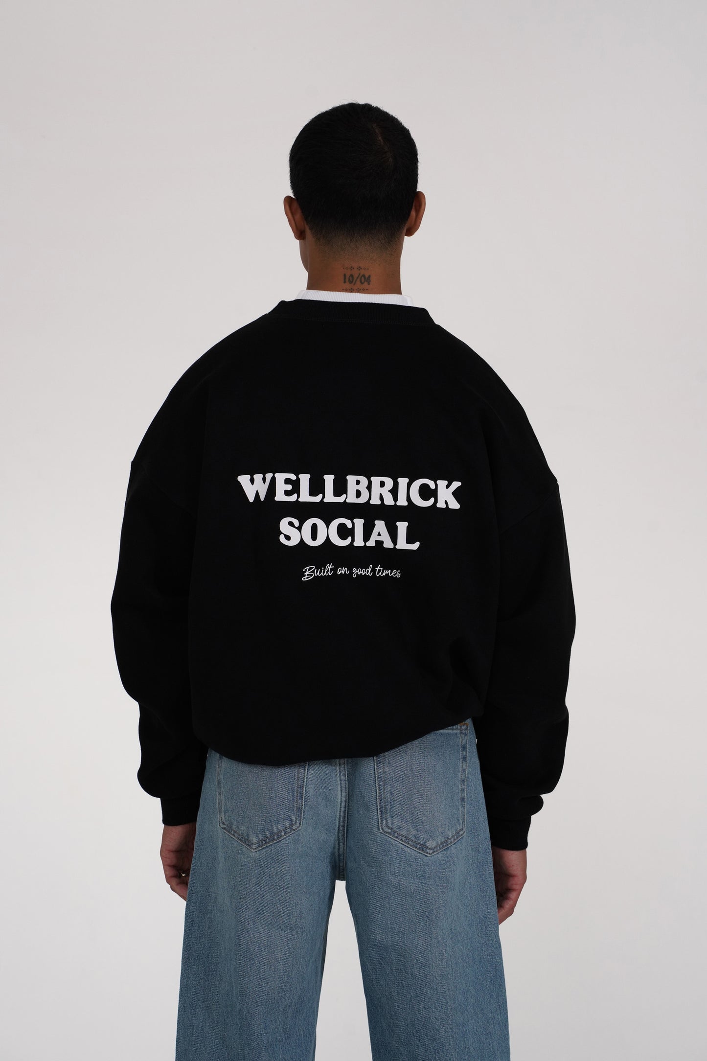Jet Black Crewneck