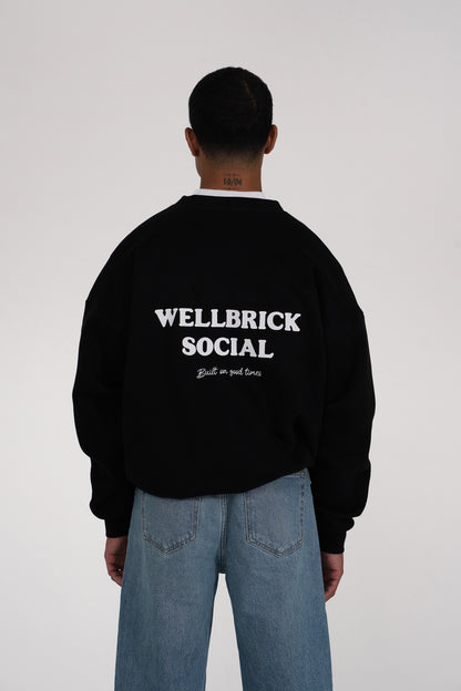 Jet Black Crewneck