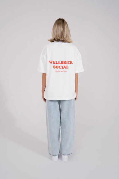 The Social Tee - Cherry Red