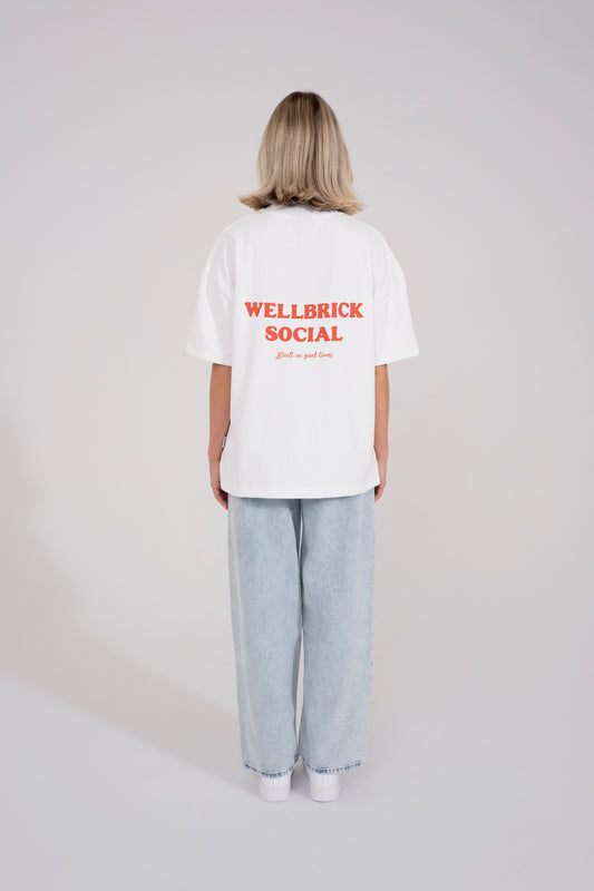 The Social Tee - Cherry Red