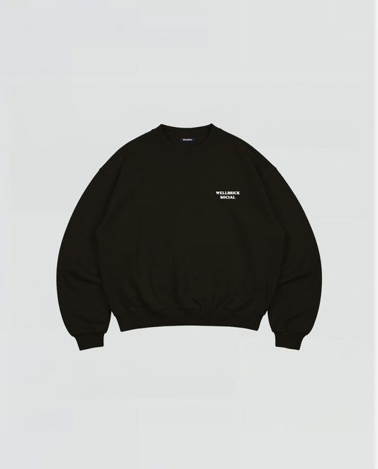 Jet Black Crewneck