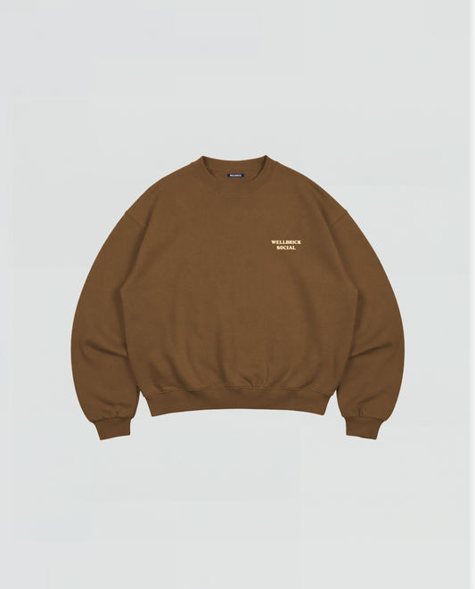 Chocolate Brown Crewneck