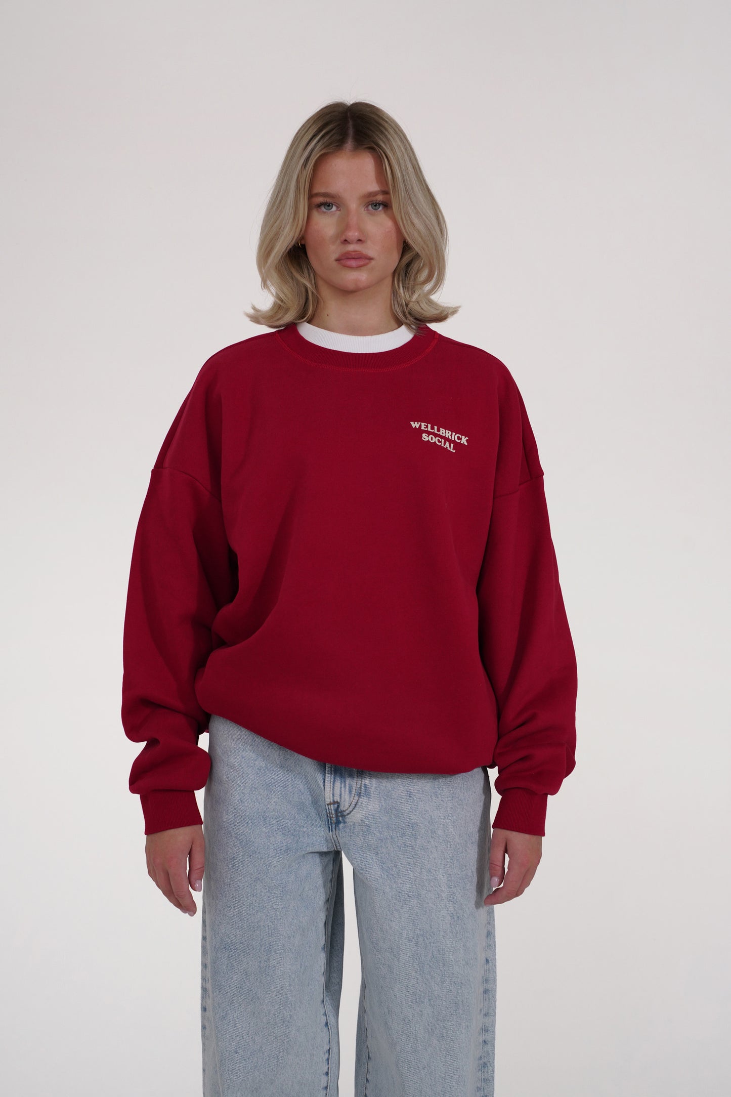 Cherry Red Crewneck