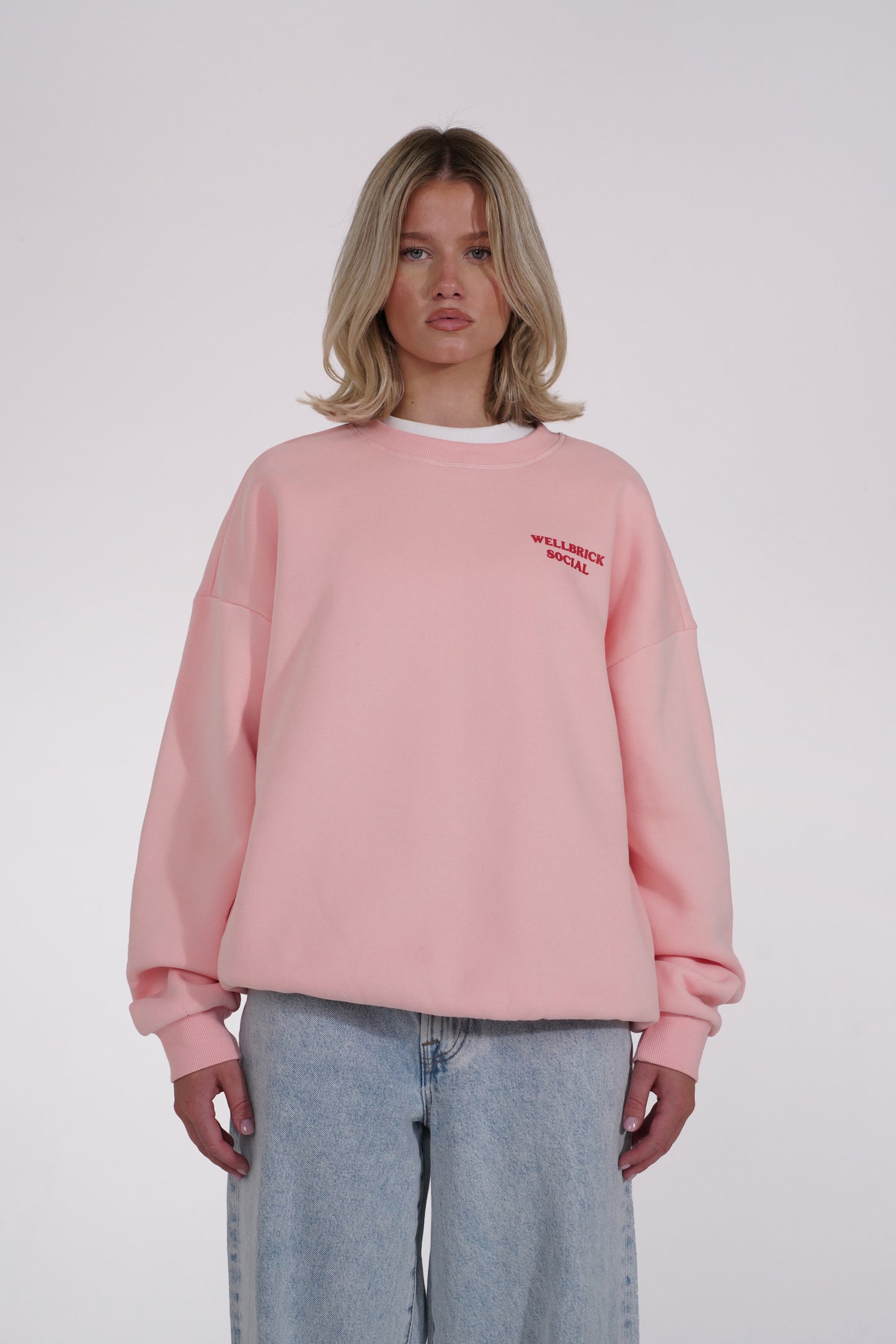 Strawberry Pink Crewneck