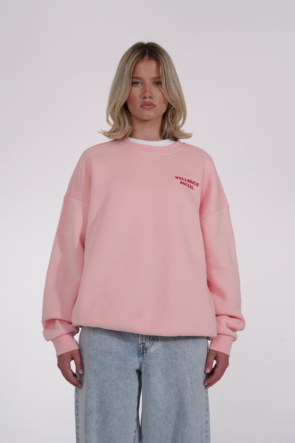 Strawberry Pink Crewneck