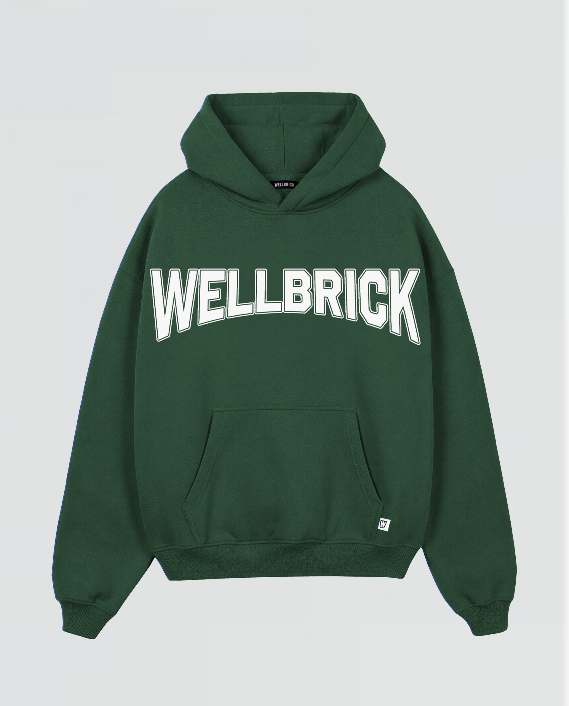 Oversized Hoodie - Retro Locker Green – WELLBRICK