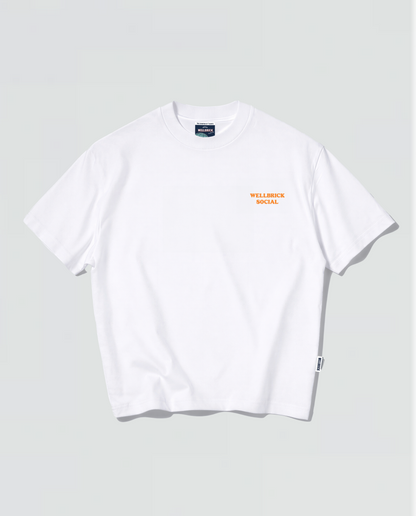The Social Tee - Sunset Orange