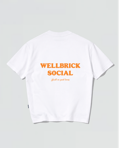 The Social Tee - Sunset Orange