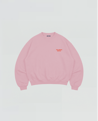 Strawberry Pink Crewneck