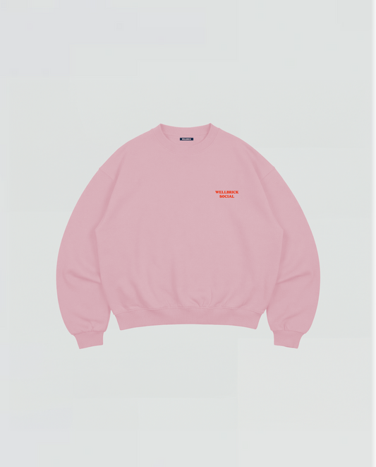 Strawberry Pink Crewneck