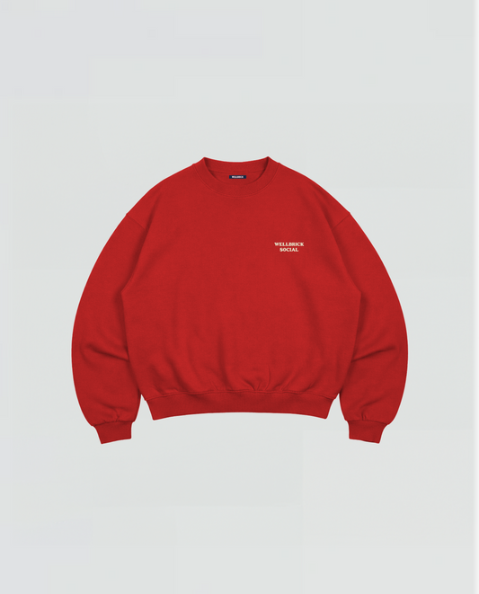 Cherry Red Crewneck