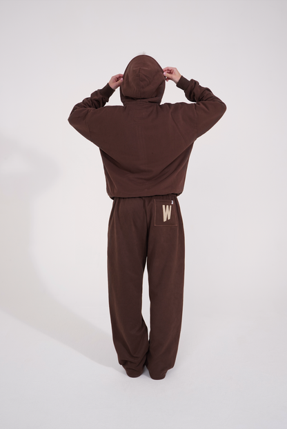 Varsity Brown Sweatpants