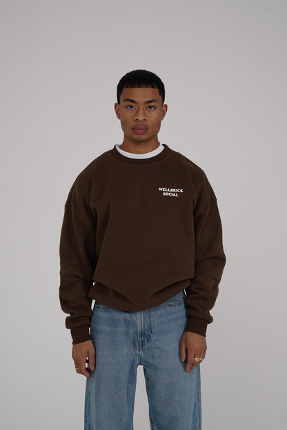 Chocolate Brown Crewneck