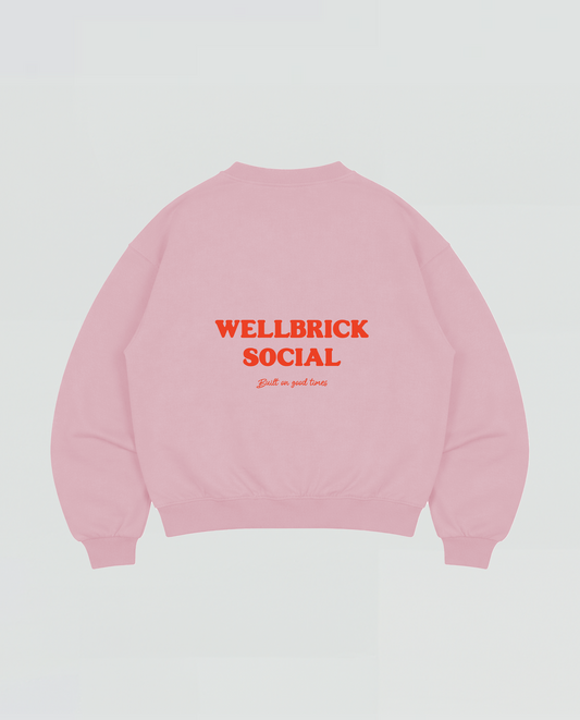Strawberry Pink Crewneck