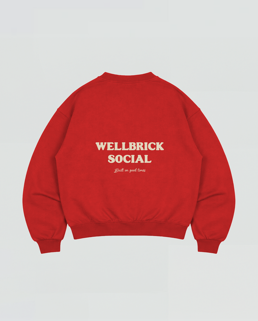 Cherry Red Crewneck