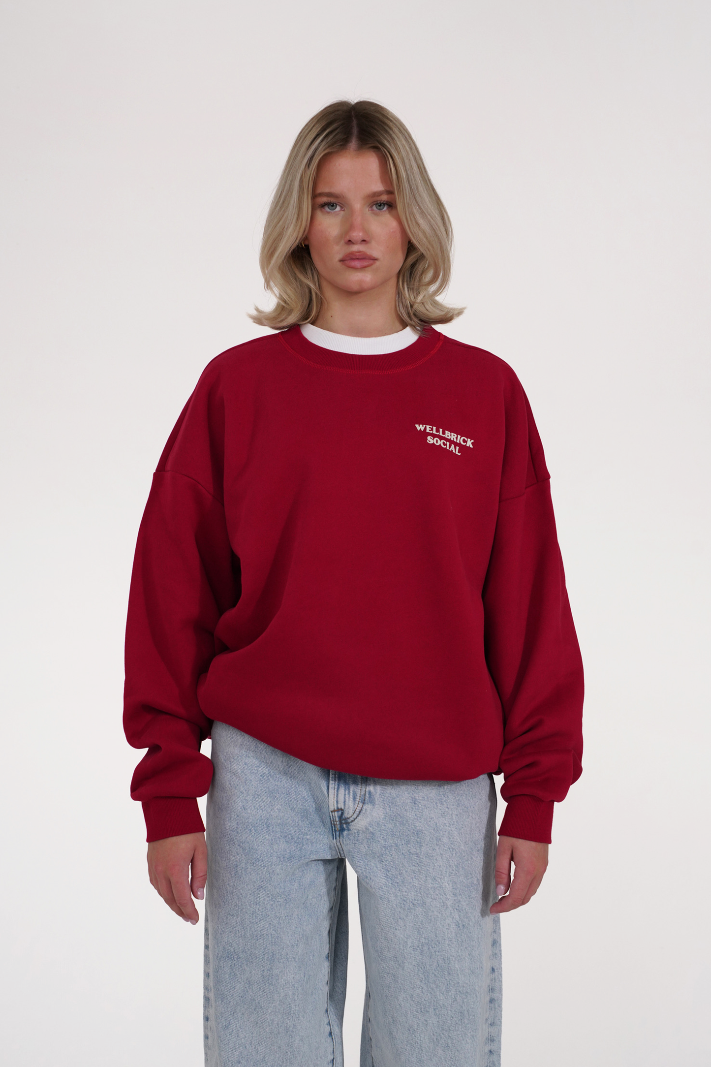Cherry Red Crewneck