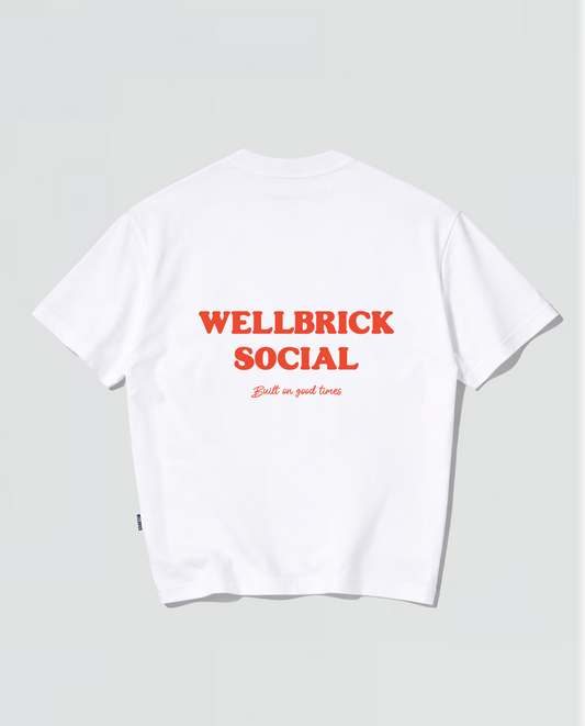 The Social Tee - Cherry Red