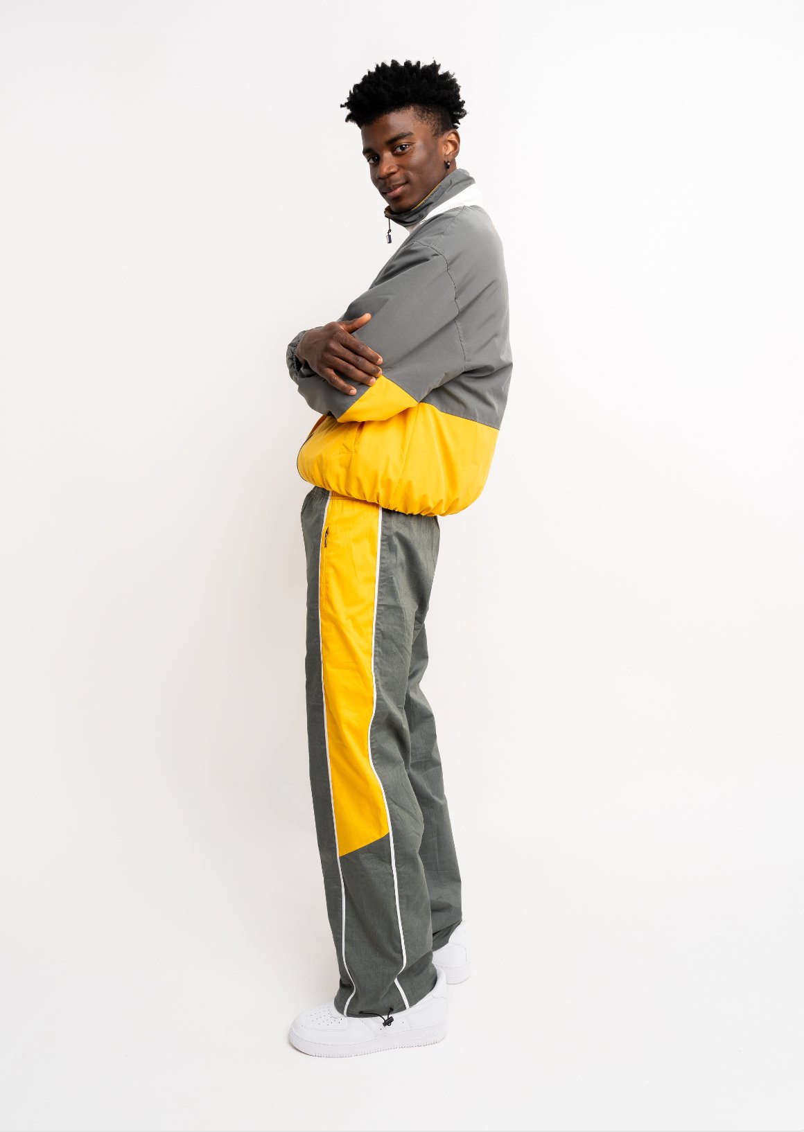 GERRY - Grey Track Pants - WELLBRICK